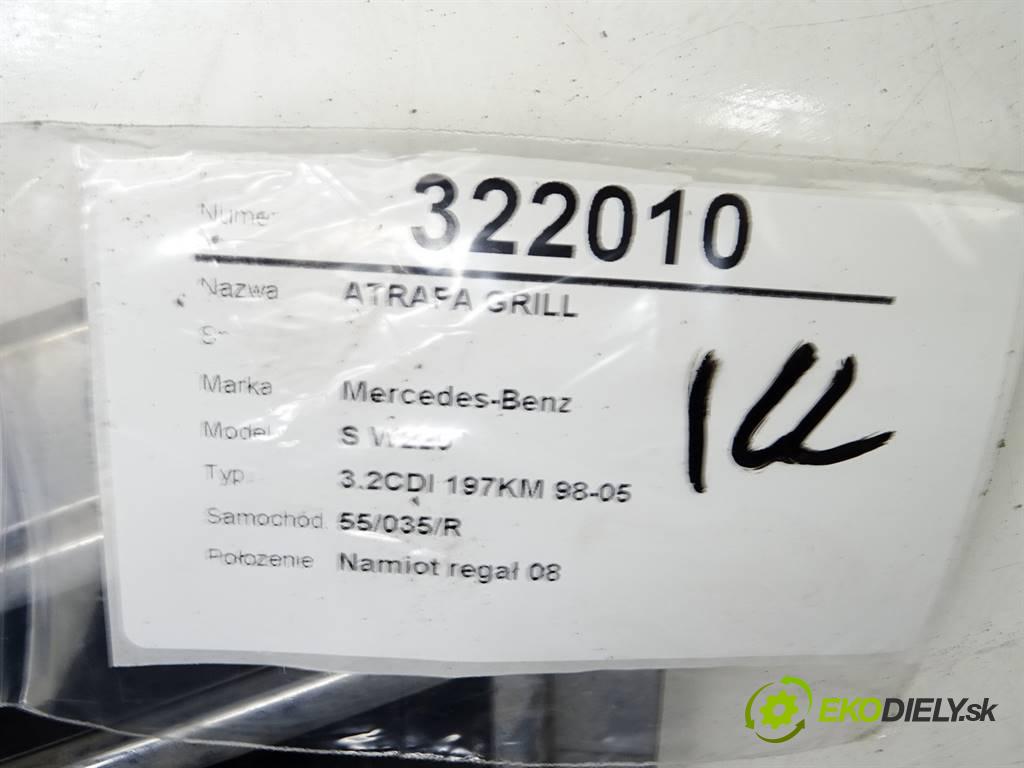 Mercedes-Benz S W220  2001 197KM 3.2CDI 197KM 98-05 3200 Mriežka maska  (Mriežky, masky)