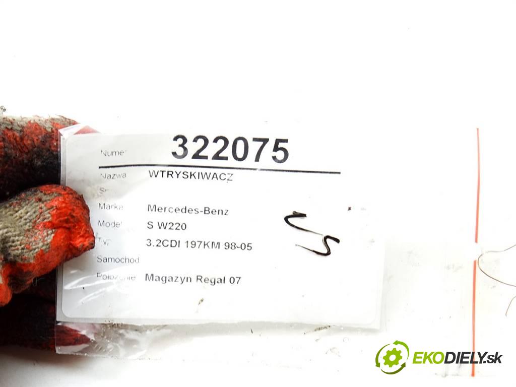 Mercedes-Benz S W220    3.2CDI 197KM 98-05  vstřikovač 0986435037