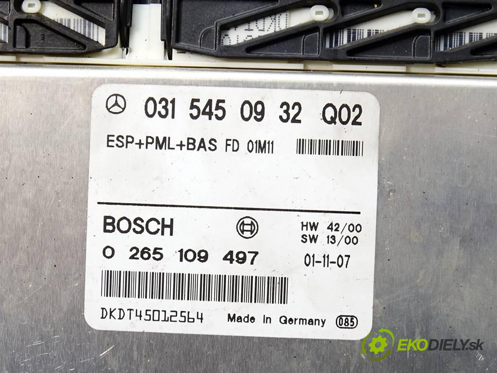 Mercedes-Benz S W220    3.2CDI 197KM 98-05  Modul ESP 0265109497 (Ostatné)