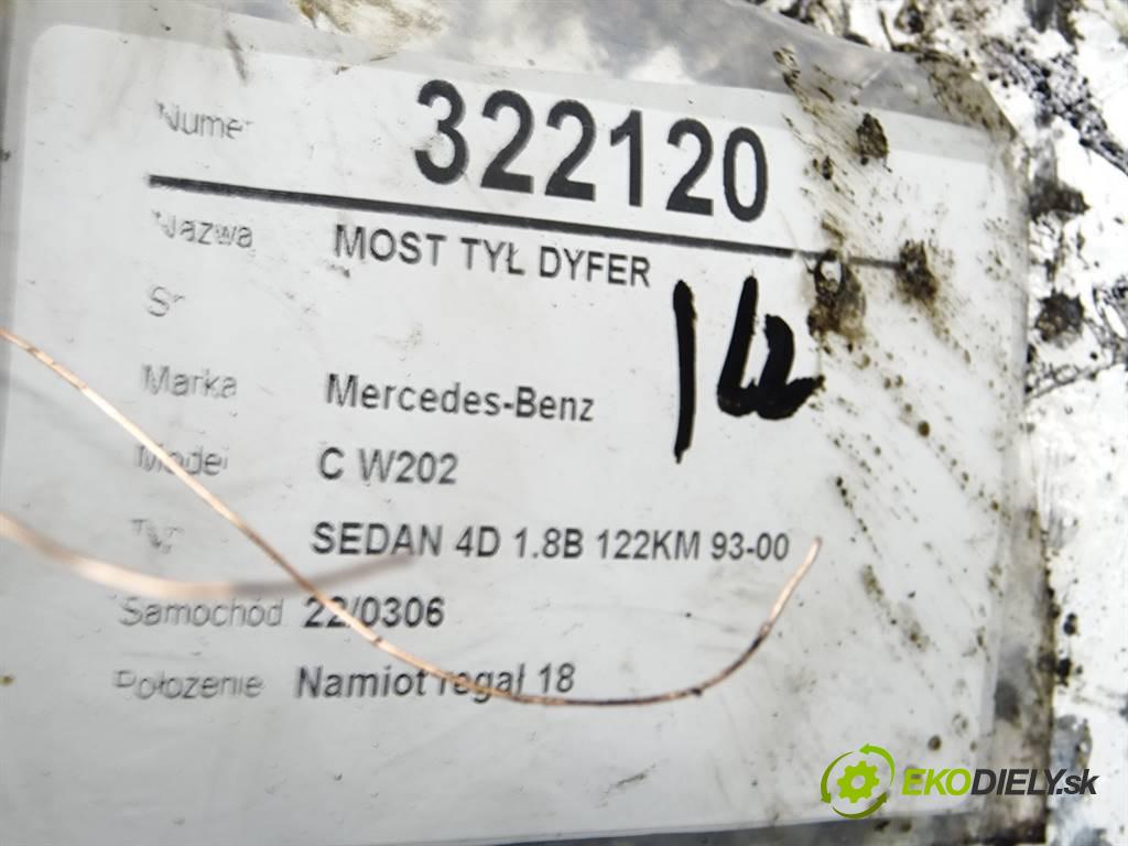 Mercedes-Benz C W202  1995 90 kW SEDAN 4D 1.8B 122KM 93-00 1800 Most zad ,diferenciál  (Zadné)