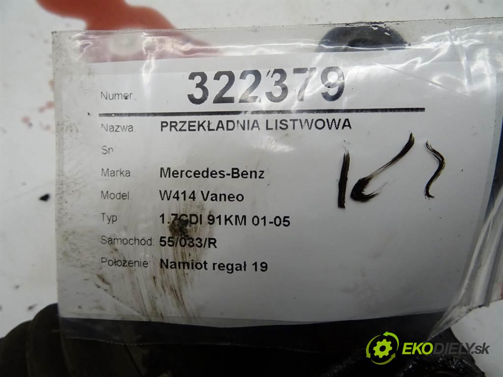 Mercedes-Benz W414 Vaneo  2005 67 kW 1.7CDI 91KM 01-05 1700 řízení  (Řízení)