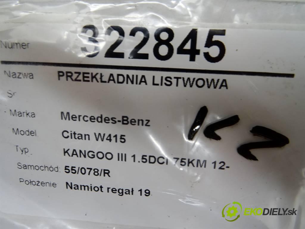 Mercedes-Benz Citan W415  2018  KANGOO III 1.5DCI 75KM 12- 1500 riadenie 490017419R (Riadenia)