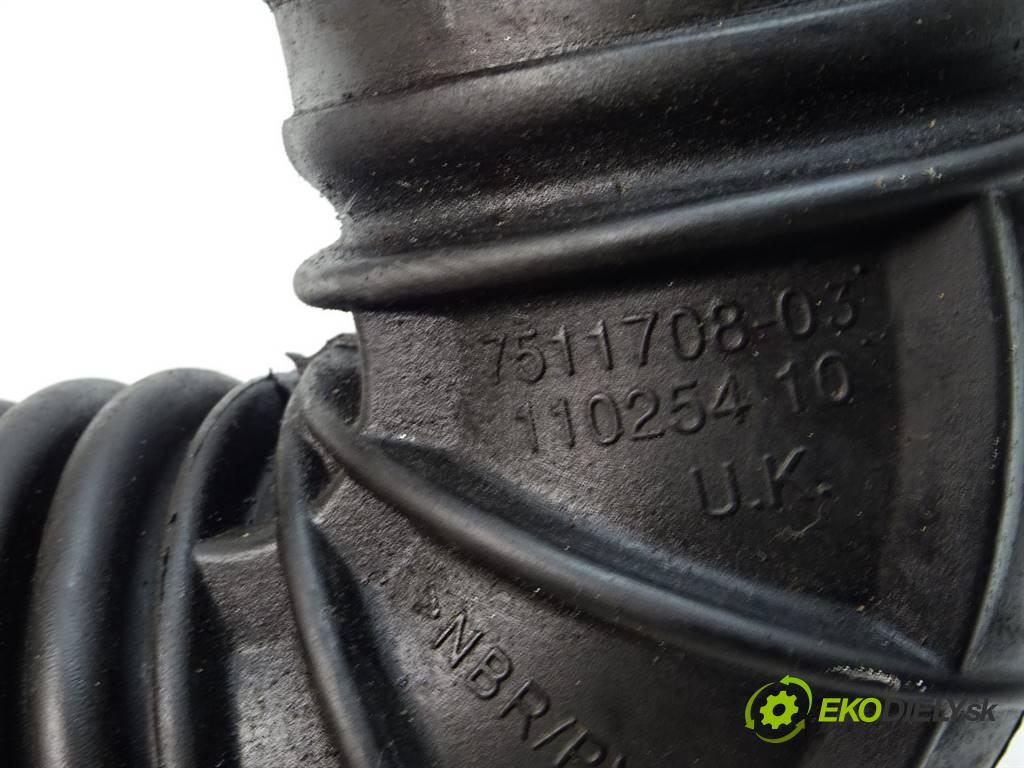 Mini One  2006 66 kW COOPER R50 R52 R53 CABRIO 1.6B 90KM 04-08 1600 Rúra hadica Rúrka vzduchu 7511708 (Hadice chladenia vzduchu)