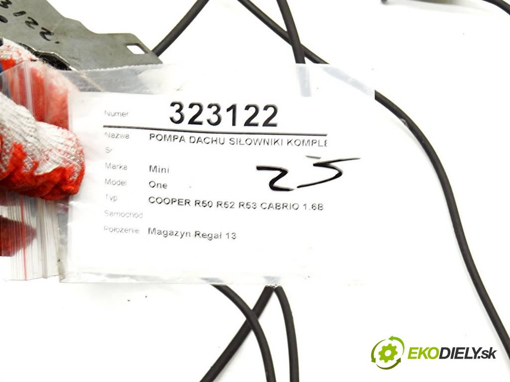 Mini One    COOPER R50 R52 R53 CABRIO 1.6B 90KM 04-08  Pumpa strechy teleskopy, kufrové piestnice 9211184 7079880
