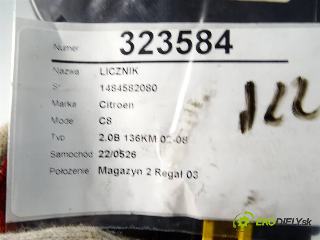 Citroen C8  2003 100 kW 2.0B 136KM 02-08 2000 Prístrojovka 1484582080 (Prístrojové dosky, displeje)
