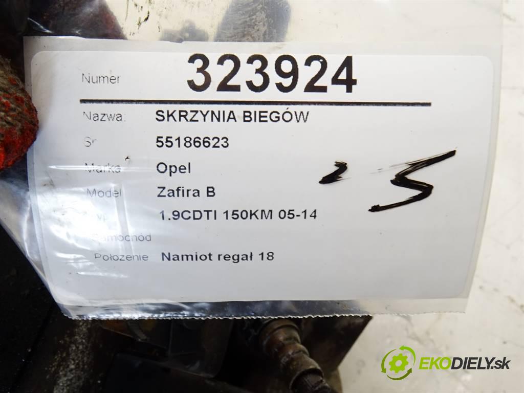 Opel Zafira B    1.9CDTI 150KM 05-14  převodovka 55186623 (Převodovky)