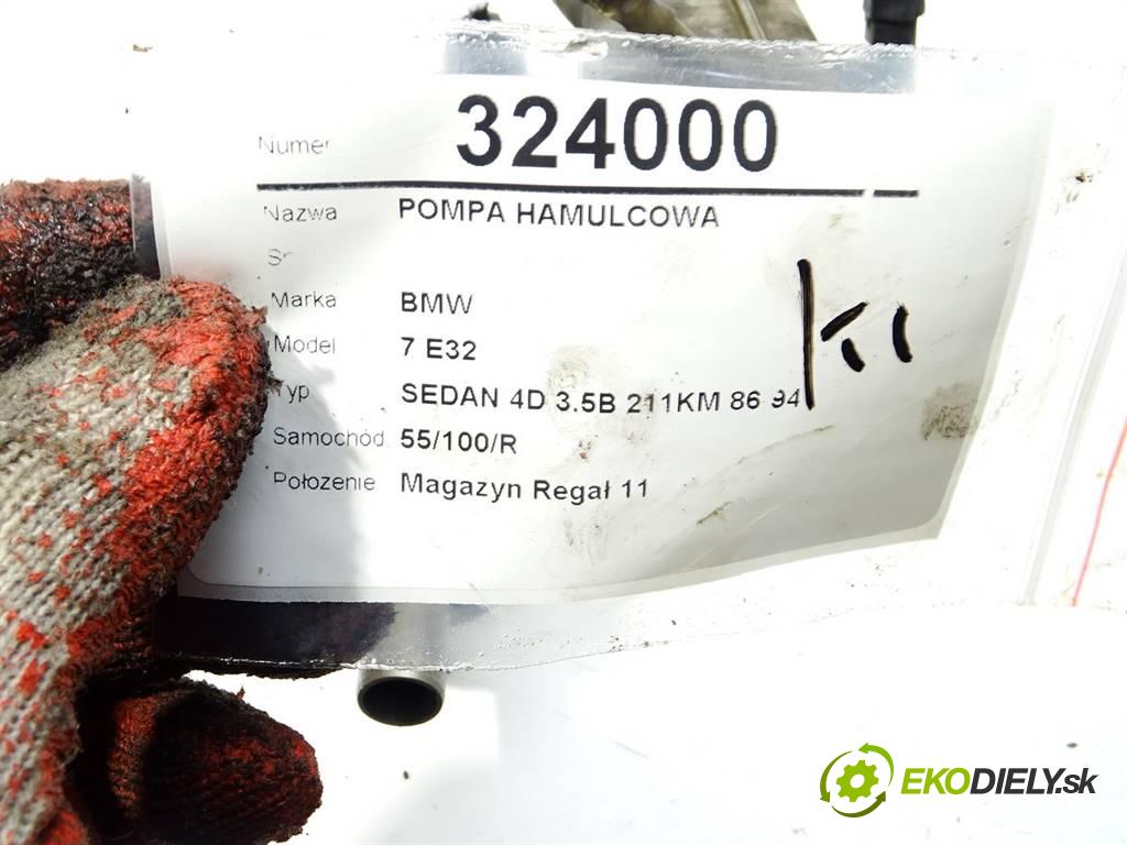 BMW 7 E32  1988 155 kW SEDAN 4D 3.5B 211KM 86-94 3400 Pumpa brzdová  (Posilňovače bŕzd)