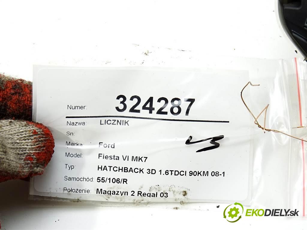 Ford Fiesta VI MK7  2009 66 kW HATCHBACK 3D 1.6TDCI 90KM 08-12 1600 Prístrojovka 8A6T-10849-GD (Prístrojové dosky, displeje)