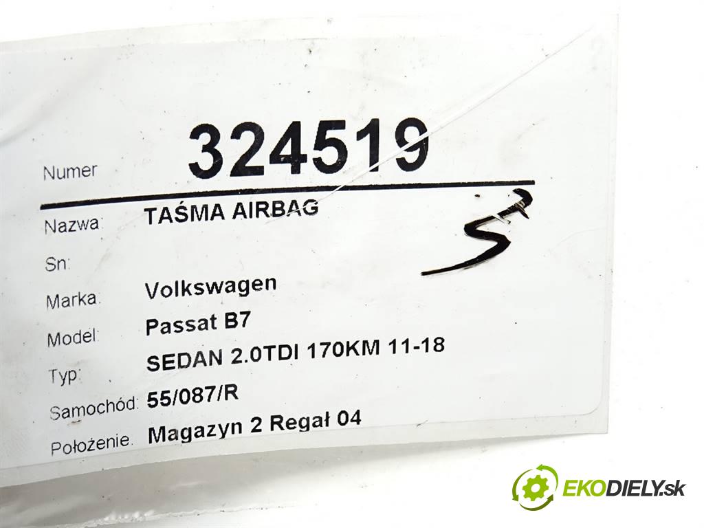 Volkswagen Passat B7  2011 125 kW SEDAN 2.0TDI 170KM 11-18 2000 kroužek slimák airbag 5K0953569T (Airbagy)