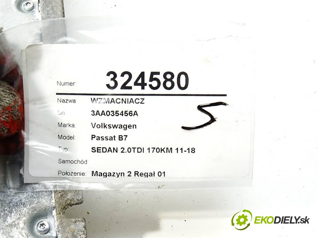 Volkswagen Passat B7    SEDAN 2.0TDI 170KM 11-18  zesilovač 3AA035456A (Zesilovače)