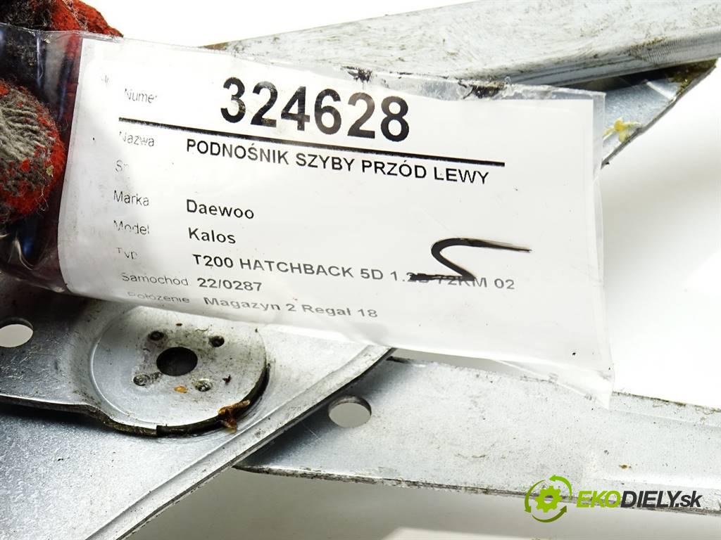 Daewoo Kalos  2004 53 kW T200 HATCHBACK 5D 1.2B 72KM 02-08 1200 mechanismus okna přední část levý 96541737
