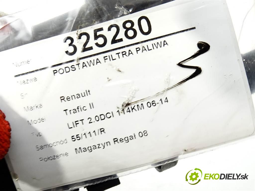 Renault Trafic II  2012 84 kW LIFT 2.0DCI 114KM 06-14 2000 obal filtra paliva 8200780972 (Kryty palivové)