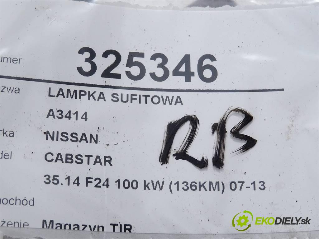 NISSAN CABSTAR    35.14 F24 100 kW (136KM) 07-13  světlo stropní 76912MB40A (Osvětlení interiéru)