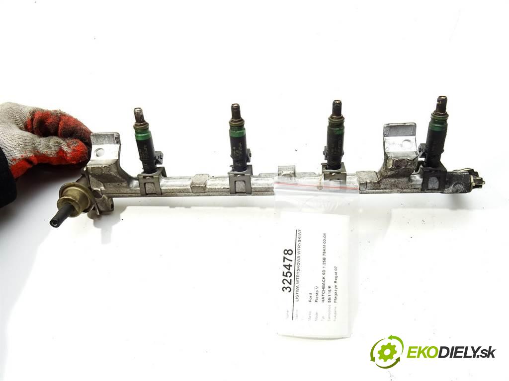 Ford Fiesta V  2003 55KW HATCHBACK 5D 1.25B 75KM 02-08 1242 Lišta vstrekovacia Vstrekovacie ventily 98MF-BB (Vstrekovacie lišty)