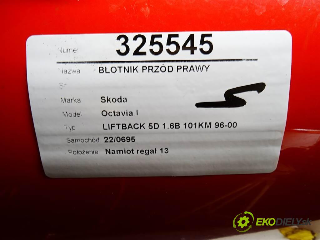 Skoda Octavia I  1999 74 kW LIFTBACK 5D 1.6B 101KM 96-00 1600 Blatník predný pravy  (Ostatné)