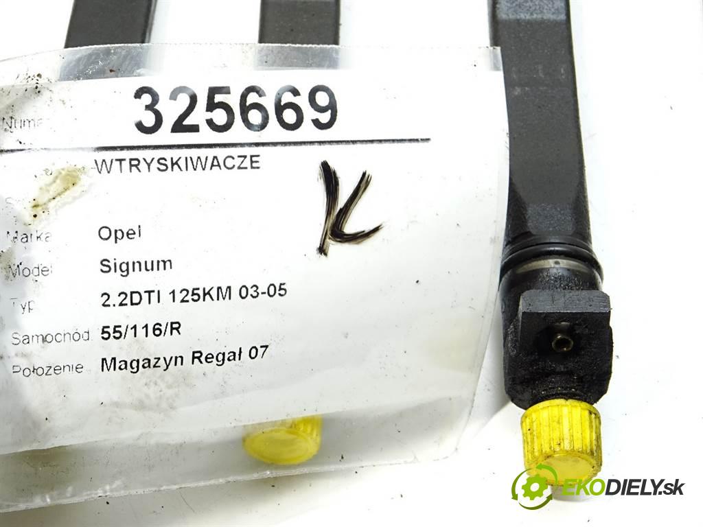 Opel Signum  2004  2.2DTI 125KM 03-05 2171 Vstrekovacie ventily Y22DTR (Vstrekovacie ventily)