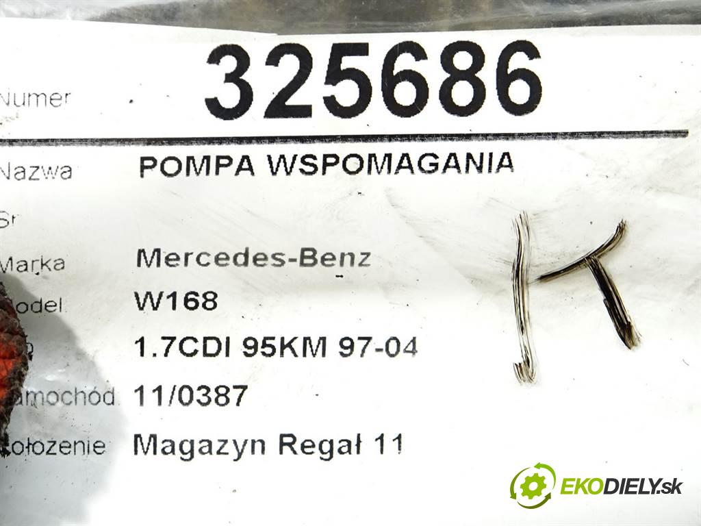 Mercedes-Benz W168  2001 70 kW 1.7CDI 95KM 97-04 1700 Pumpa servočerpadlo A1684660401 (Servočerpadlá, pumpy riadenia)