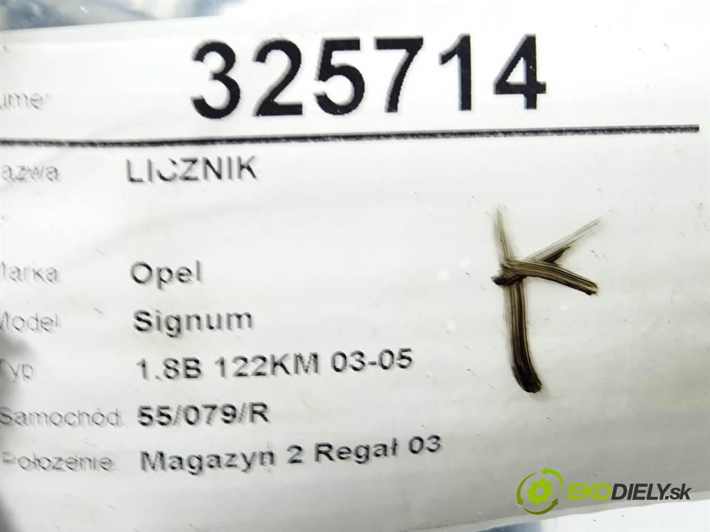 Opel Signum  2003 90 kW 1.8B 122KM 03-05 1800 Prístrojovka 13144233UJ (Prístrojové dosky, displeje)