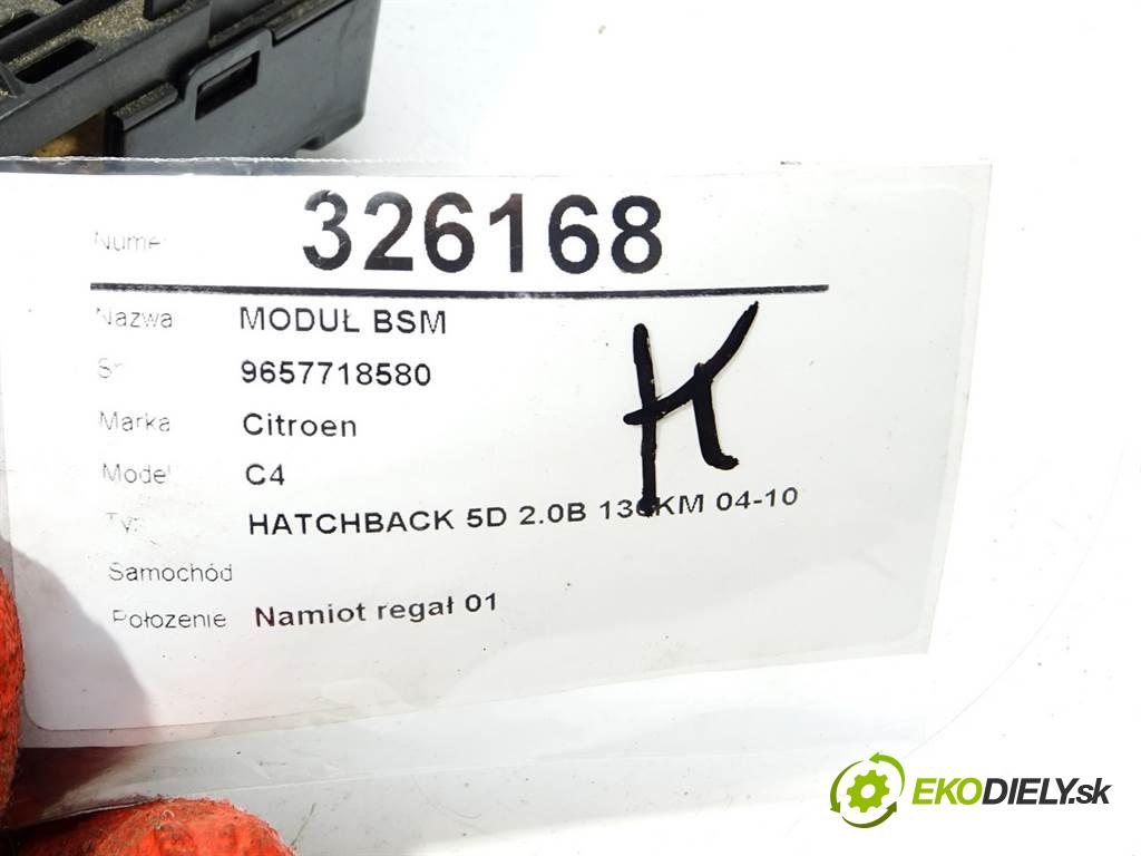 Citroen C4    HATCHBACK 5D 2.0B 136KM 04-10  Modul BSM 9657718580 (Ostatné)