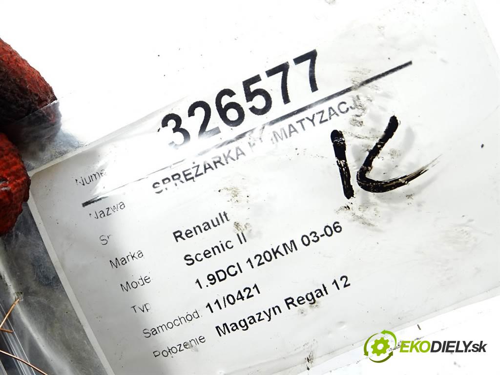 Renault Scenic II  2004 88 kW 1.9DCI 120KM 03-06 1900 Kompresor klimatizácie 8200309193 (Kompresory klimatizácie)