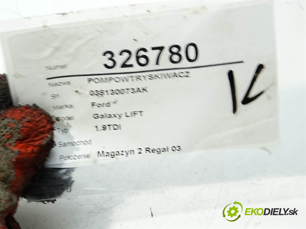 Ford Galaxy LIFT    1.9TDI  POMPOWTRYSKIWACZ 038130073AK 0414720038 (Vstrekovače)
