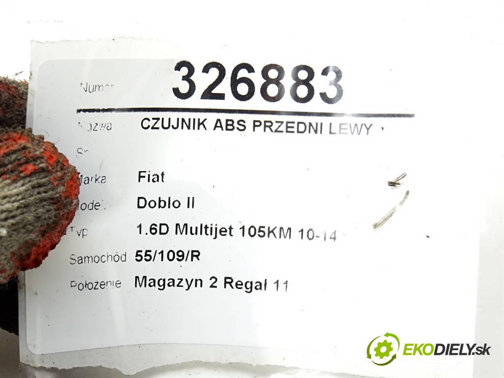 Fiat Doblo II  2012 77 kW 1.6D Multijet 105KM 10-14 1600 Snímač ABS predný ľavy  (Snímače ABS)