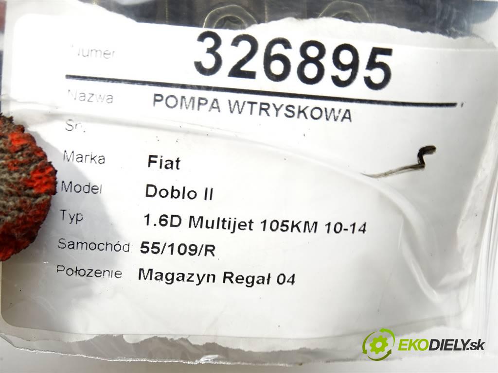 Fiat Doblo II  2012 77 kW 1.6D Multijet 105KM 10-14 1600 Pumpa vstrekovacia 0445010397 55246508 (Vstrekovacie čerpadlá)