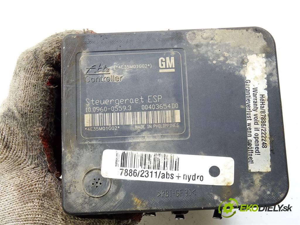 Opel Zafira B  2005 140KM 1.8B 140KM 05-14 1800 Pumpa ABS 10096005593 (Pumpy ABS)