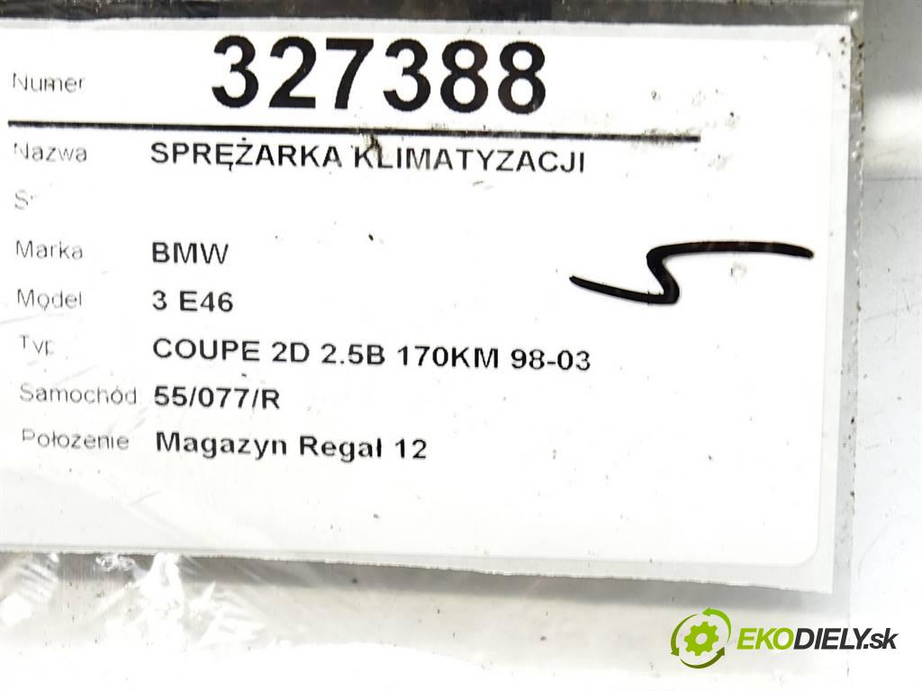 BMW 3 E46  2000 125 kW COUPE 2D 2.5B 170KM 98-03 2500 Kompresor klimatizácie 447220-8023 (Kompresory klimatizácie)