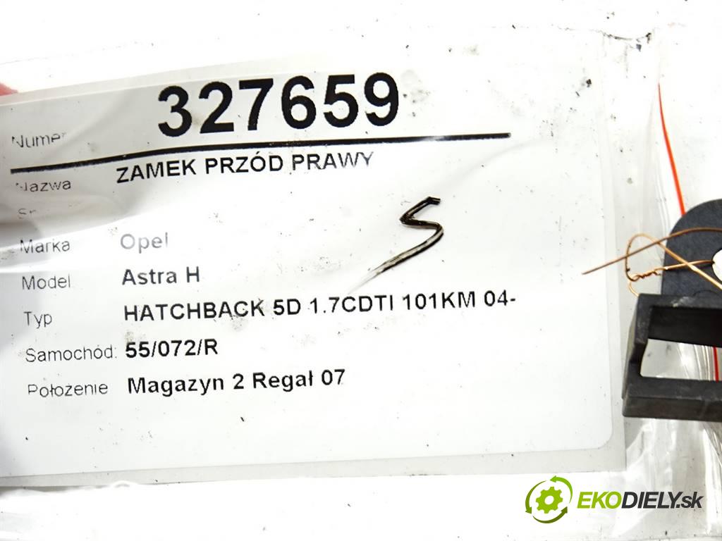 Opel Astra H  2004 74 kW HATCHBACK 5D 1.7CDTI 101KM 04-14 1700 zámok přední část pravý 13128112