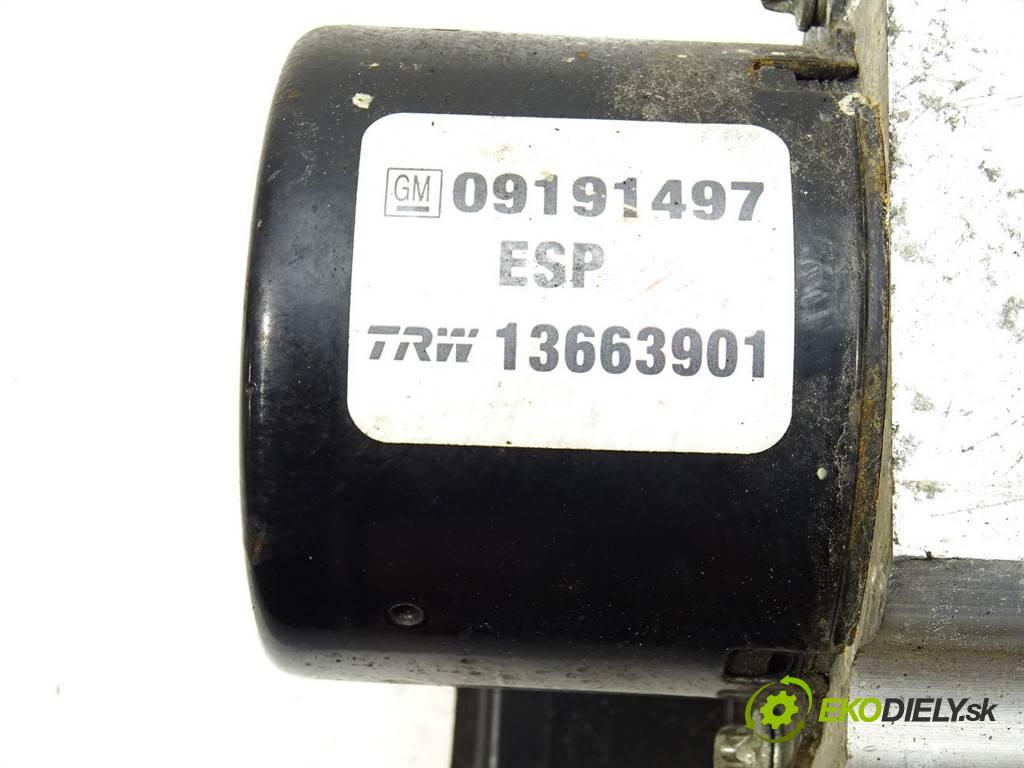 Opel Vectra C  2003 90 kW LIFTBACK 5D 1.8B 122KM 02-08 1800 Pumpa ABS 09191497 (Pumpy ABS)