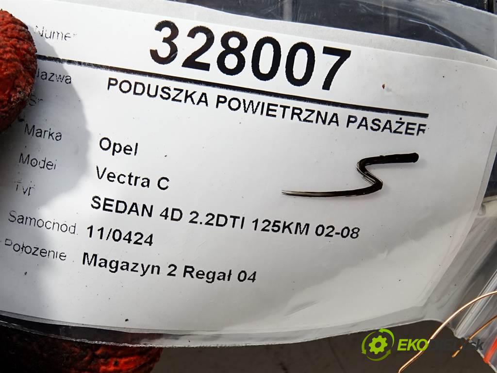Opel Vectra C  2002 92 kW SEDAN 4D 2.2DTI 125KM 02-08 2200 AirBag spolujazdca 09186922 (Airbagy)