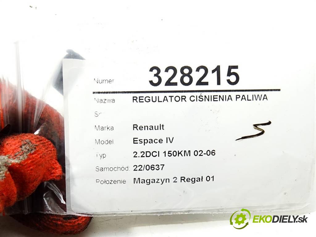 Renault Espace IV  2003 95 kW 2.2DCI 150KM 02-06 2200 Regulátor tlaku paliva  (Ostatné)