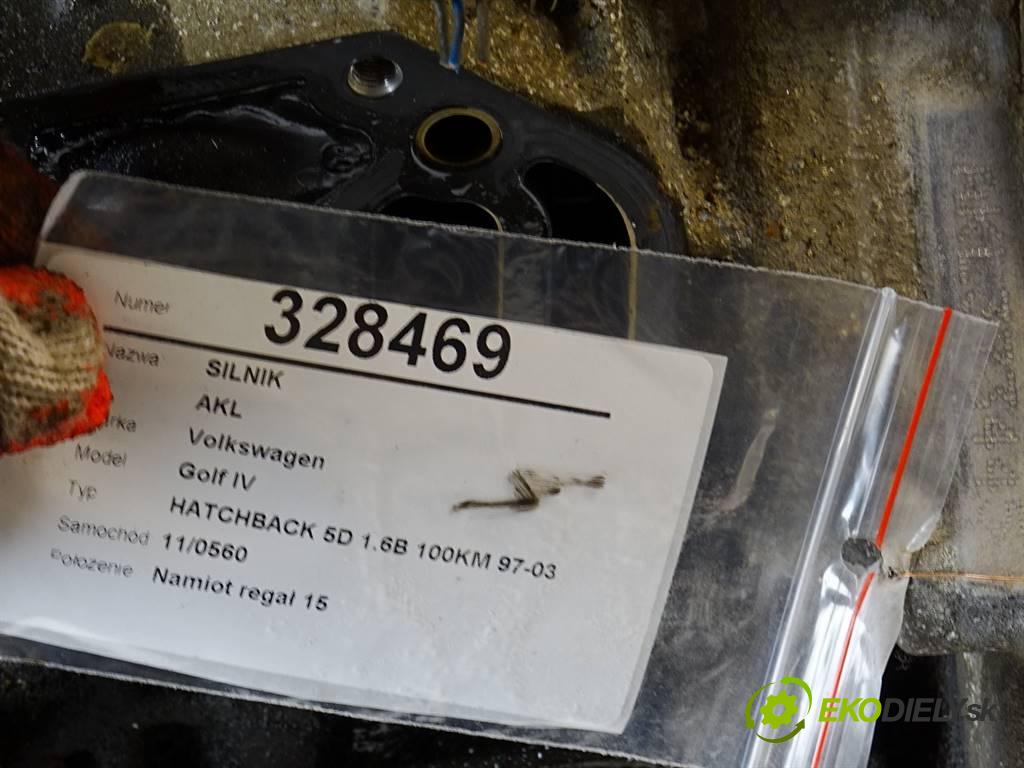 Volkswagen Golf IV  1998 74 kW HATCHBACK 5D 1.6B 100KM 97-03 1600 Motor AKL (Motory (kompletné))