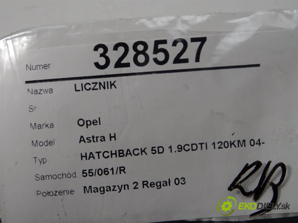 Opel Astra H  2005 88KW HATCHBACK 5D 1.9CDTI 120KM 04-14 1900 prístrojovka 13216660 (Přístrojové desky, displeje)