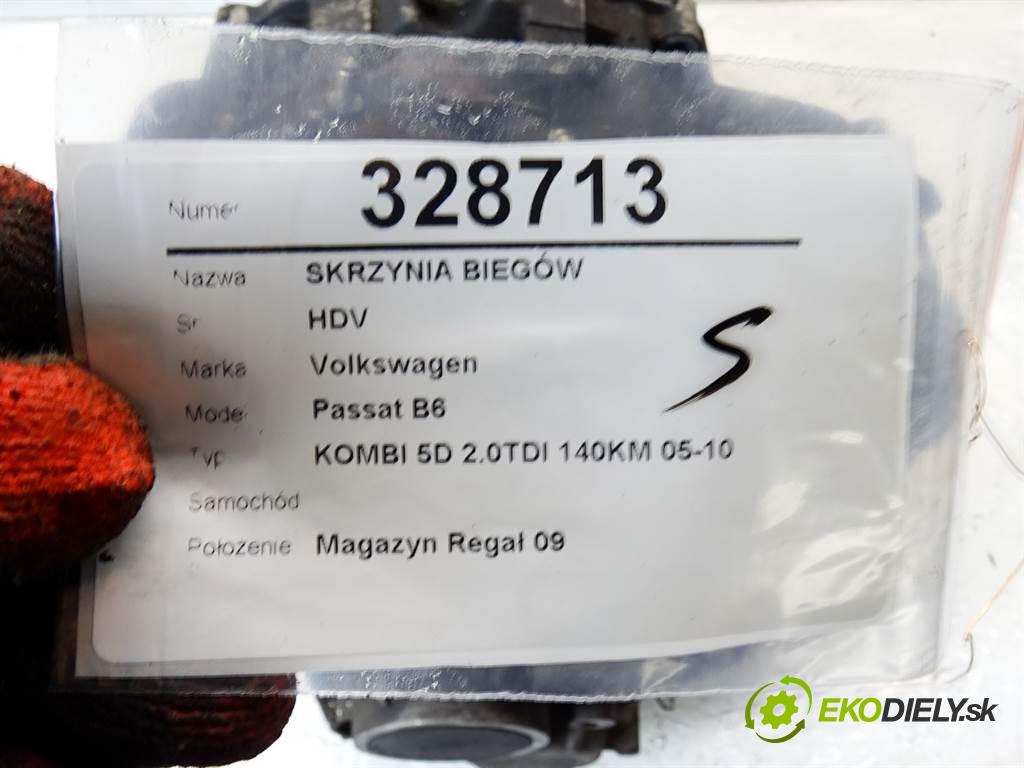Volkswagen Passat B6    KOMBI 5D 2.0TDI 140KM 05-10  Prevodovka HDV (Prevodovky)