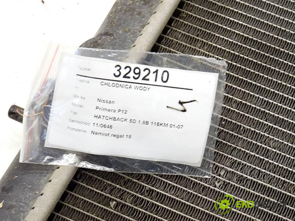 Nissan Primera P12  2003 85 kW HATCHBACK 5D 1.8B 115KM 01-07 1800 Chladič vody  (Chladiče vody)