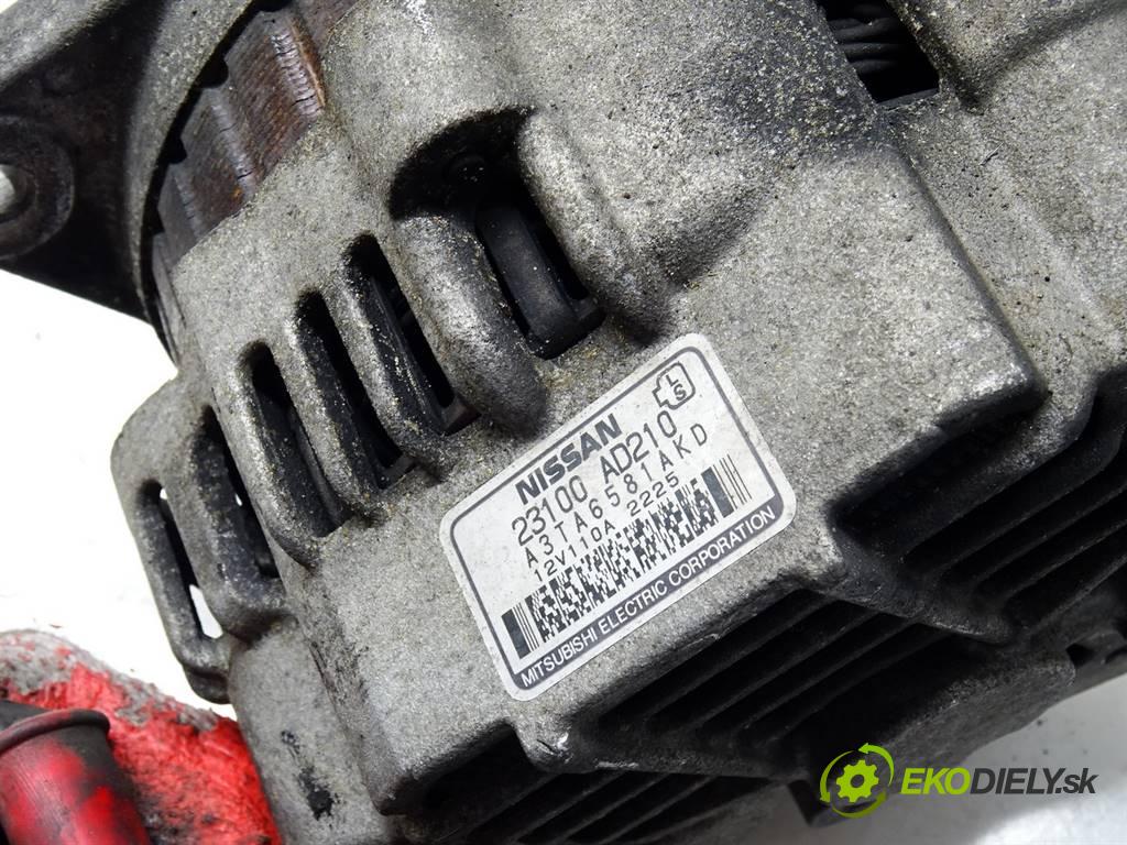 Nissan Primera P12  2003 93 kW KOMBI 5D 2.2Di 126KM 01-07 2200 Alternátor 23100AD210 (Alternátory)