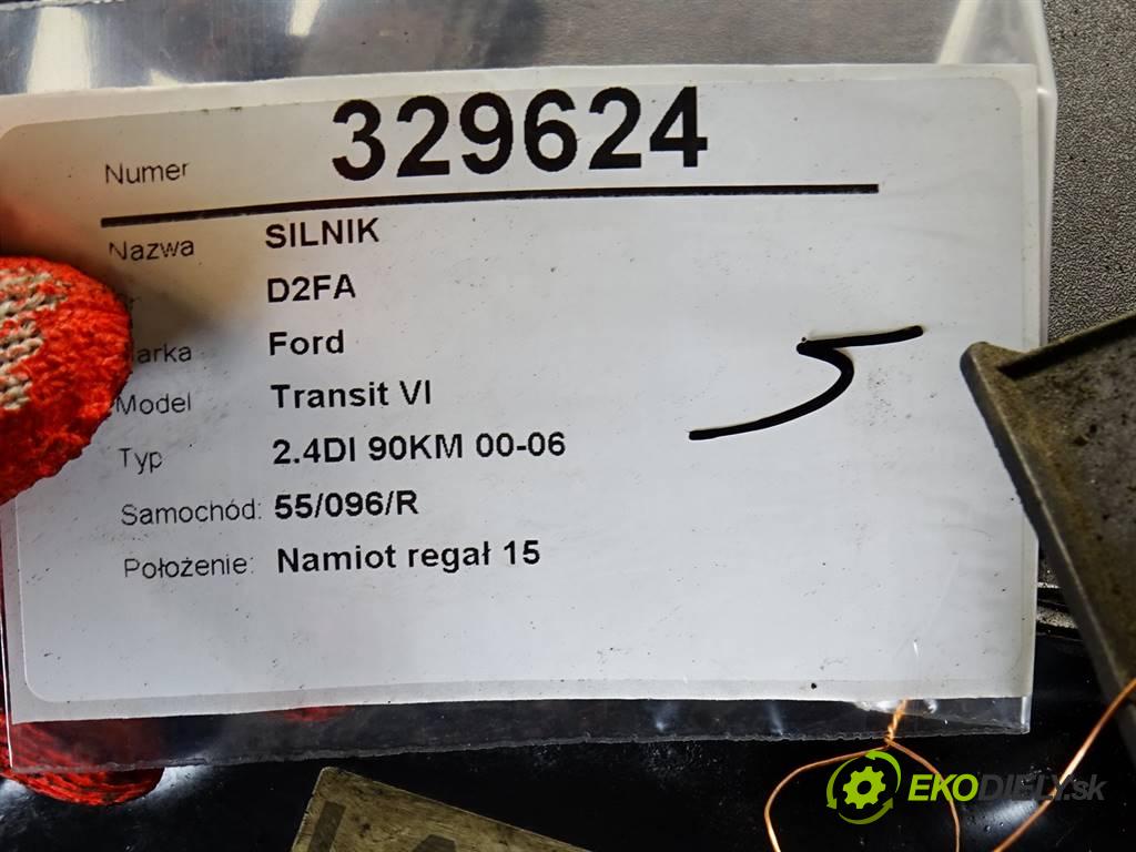 Ford Transit VI  2002 66KW 2.4DI 90KM 00-06 2400 Motor D2FA (Motory (kompletné))