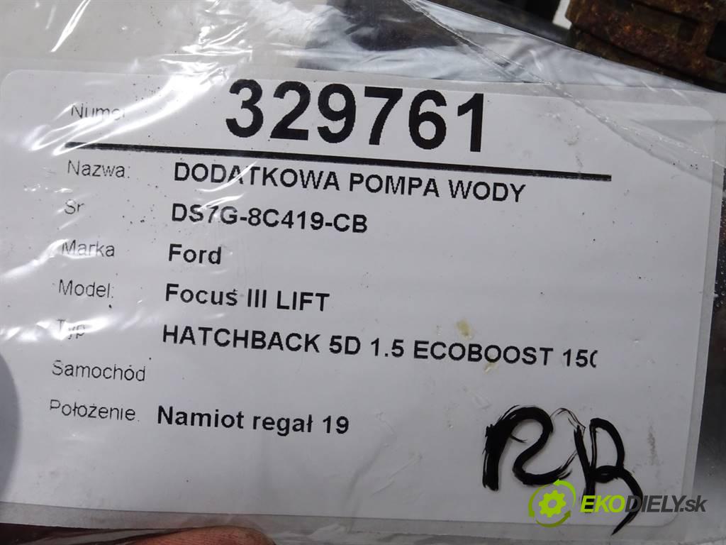 Ford Focus III LIFT    HATCHBACK 5D 1.5 ECOBOOST 150KM 14-18  DALŠÍ: Pumpa vody DS7G-8C419-CB (Vodné pumpy)