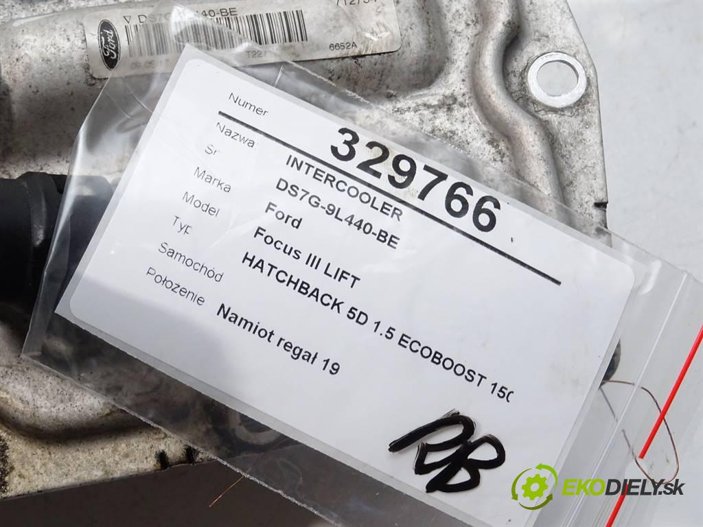 Ford Focus III LIFT    HATCHBACK 5D 1.5 ECOBOOST 150KM 14-18  intercooler DS7G-9L440-BE (Chladiče nasávaného vzduchu (intercoolery))