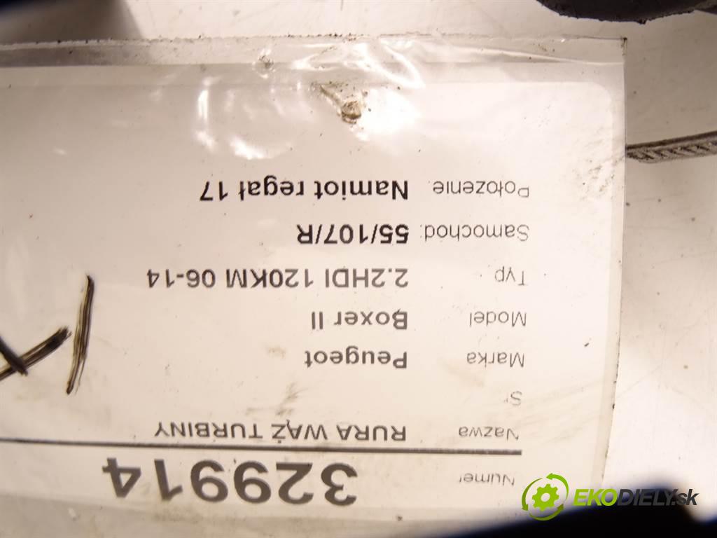 Peugeot Boxer II  2006 88 kW 2.2HDI 120KM 06-14 2200 Rúra hadice turba  (Hadice intercoolera)