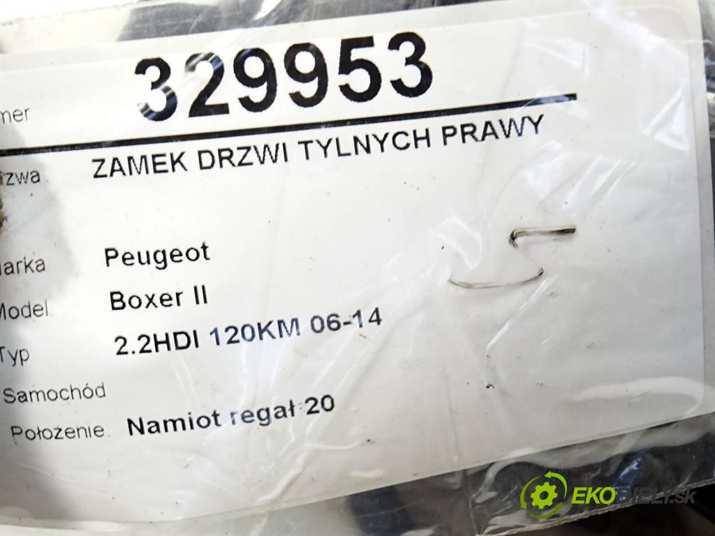 Peugeot Boxer II    2.2HDI 120KM 06-14  zámok dveře zadní část pravý 1345728080