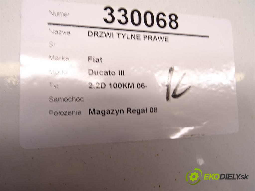 Fiat Ducato III    2.2D 100KM 06-  dveře zadní část pravé