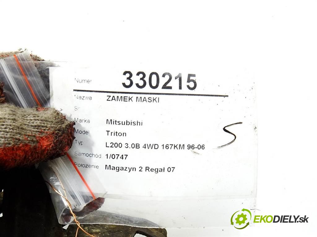 Mitsubishi Triton  2001  L200 3.0B 4WD 167KM 96-06 3000 zámok kapoty