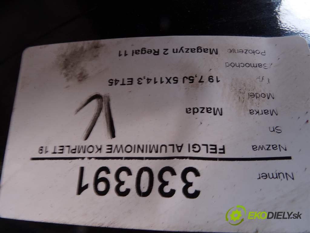 Mazda     19 7,5J 5X114,3 ET45  disky hliníkové 19  (Hliníkové)