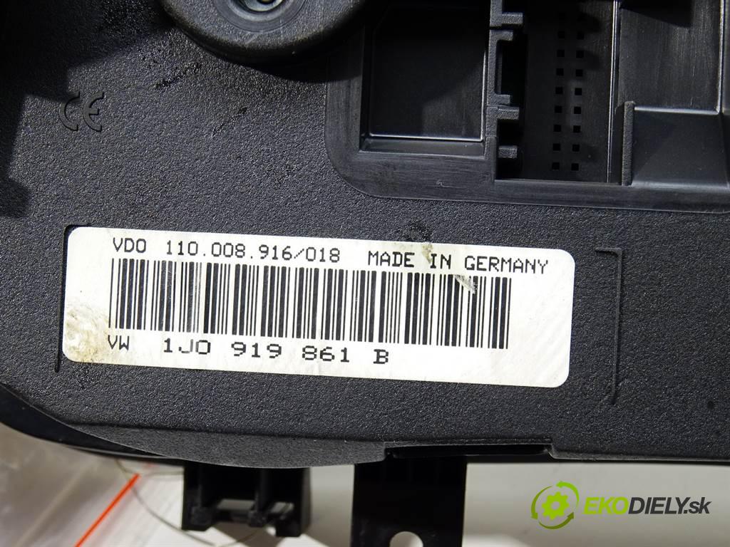 Volkswagen Golf IV  2000 66 kW HATCHBACK 3D 1.9TDI 90KM 97-03 1900 Prístrojovka 1J0919861B (Prístrojové dosky, displeje)