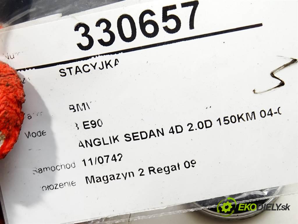 BMW 3 E90  2005 90 kW ANGLIK SEDAN 4D 2.0D 150KM 04-08 2000 spinačka 6954720 (Spínacie skrinky a kľúče)