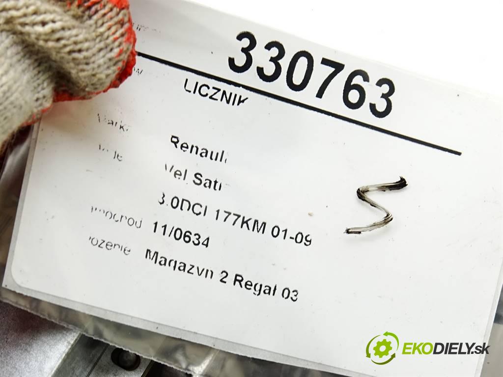 Renault Vel Satis  2003 130 kW 3.0DCI 177KM 01-09 3000 Prístrojovka 8200001376A 8200263367 (Prístrojové dosky, displeje)