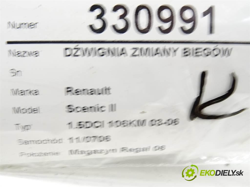 Renault Scenic II  2007 78KW 1.5DCI 106KM 03-06 1500 Kulisa  (Rýchlostné páky / kulisy)